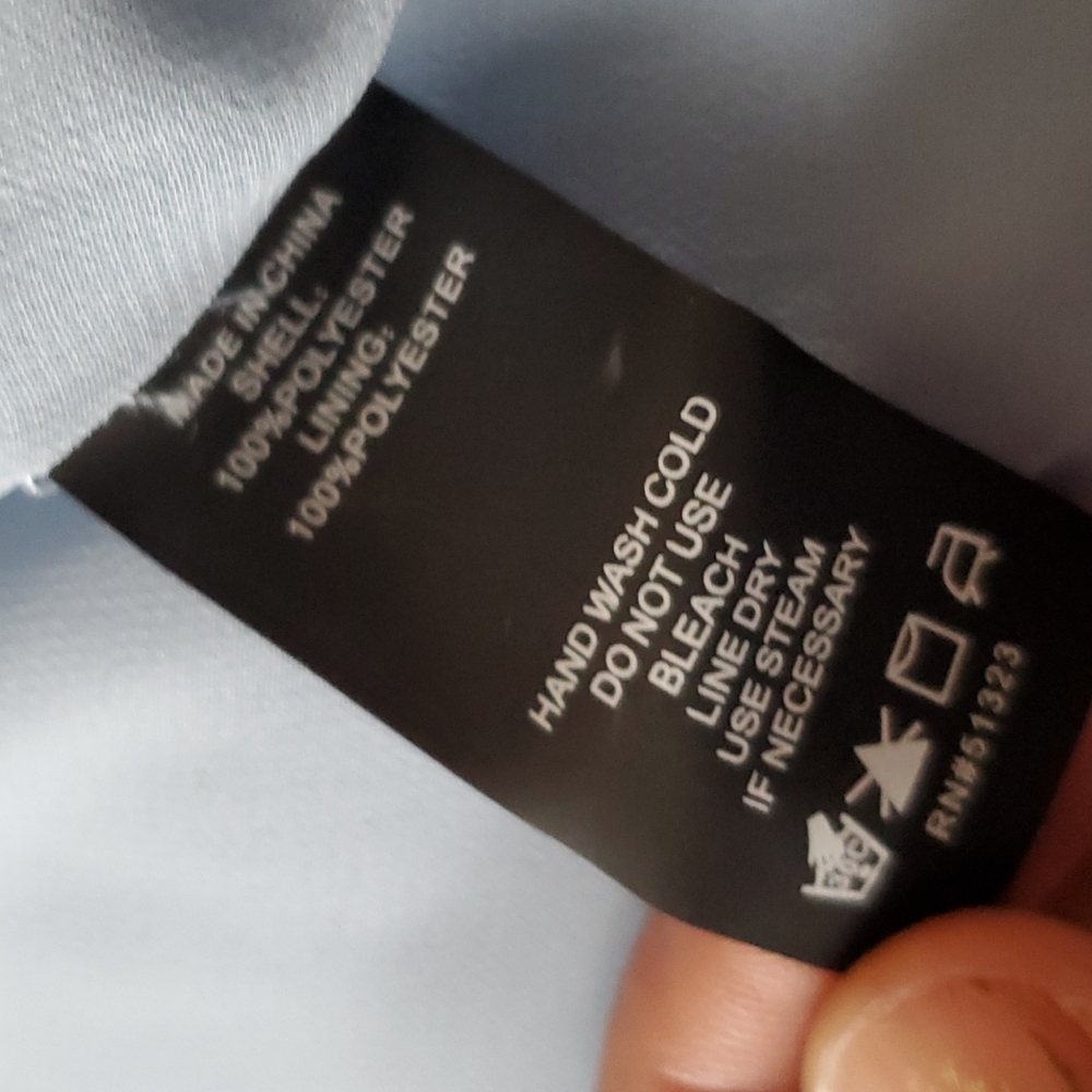 Vince Camuto Ice blue furry tank top - Picture 8 of 8
